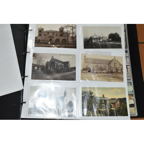 530 - STAFFORDSHIRE POSTCARDS, Three Albums containing 761 early 20th century Postcards of cities, towns, ... 