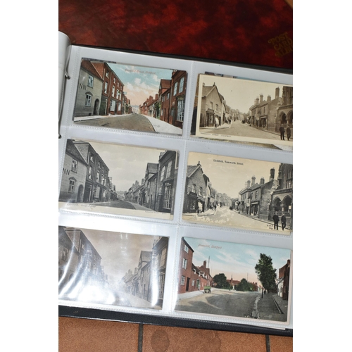 530 - STAFFORDSHIRE POSTCARDS, Three Albums containing 761 early 20th century Postcards of cities, towns, ... 