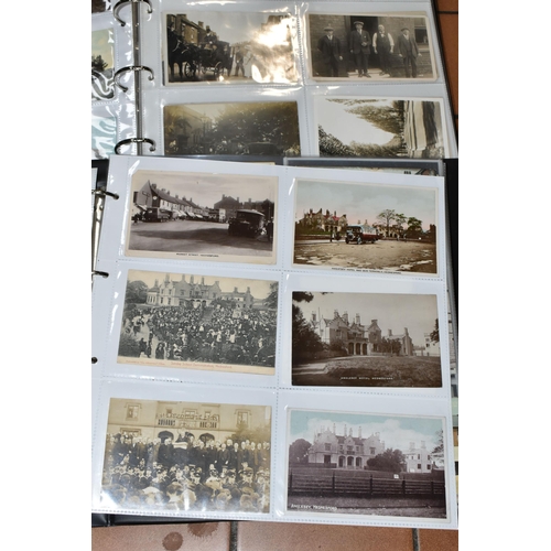 530 - STAFFORDSHIRE POSTCARDS, Three Albums containing 761 early 20th century Postcards of cities, towns, ... 