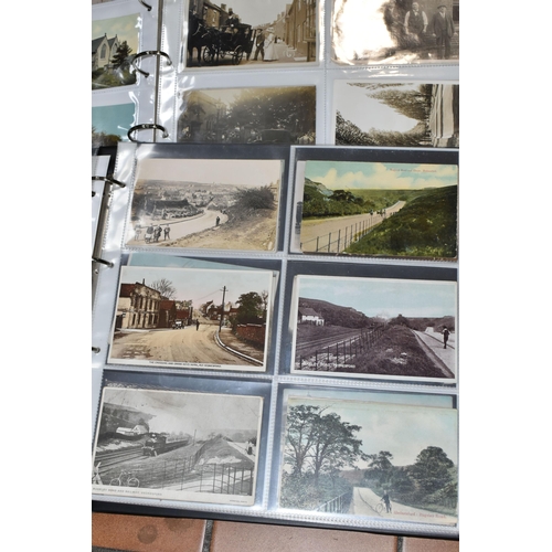 530 - STAFFORDSHIRE POSTCARDS, Three Albums containing 761 early 20th century Postcards of cities, towns, ... 