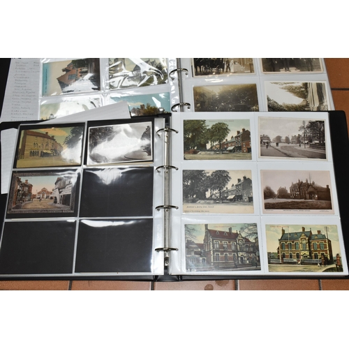 530 - STAFFORDSHIRE POSTCARDS, Three Albums containing 761 early 20th century Postcards of cities, towns, ... 