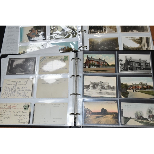 530 - STAFFORDSHIRE POSTCARDS, Three Albums containing 761 early 20th century Postcards of cities, towns, ... 