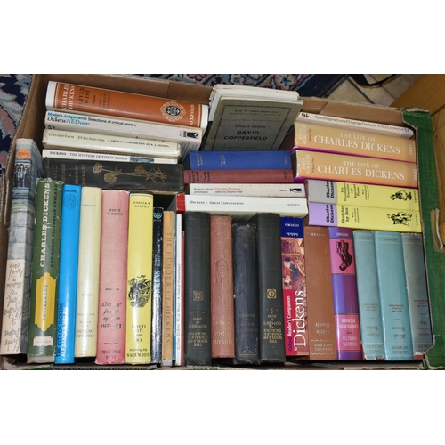 543 - THREE BOXES OF BOOKS containing approximately 100-110 titles in hardback and paperback formats and f... 