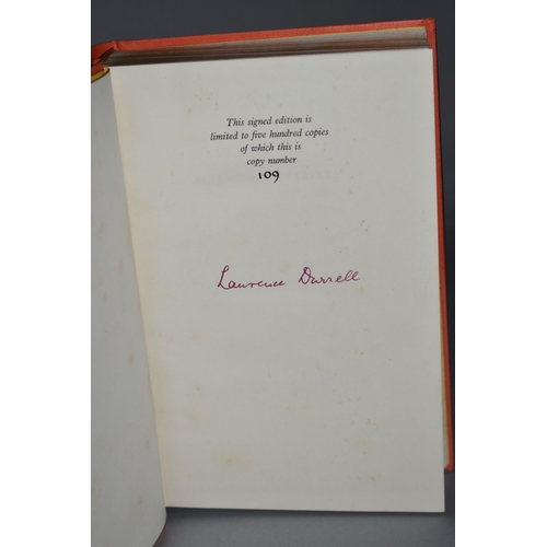 565 - DURRELL; Lawrence, The Alexandria Quartet, a limited edition 109/500 signed by the author, published... 