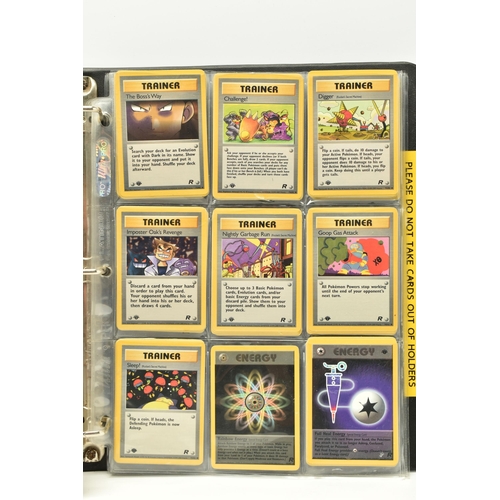 572 - COMPLETE POKEMON TEAM ROCKET SET MOSTLY FIRST EDITION, all cards are first edition with the exceptio... 