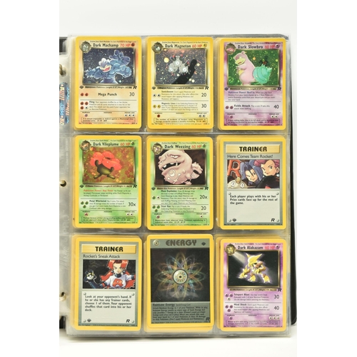 572 - COMPLETE POKEMON TEAM ROCKET SET MOSTLY FIRST EDITION, all cards are first edition with the exceptio... 