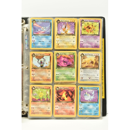 572 - COMPLETE POKEMON TEAM ROCKET SET MOSTLY FIRST EDITION, all cards are first edition with the exceptio... 