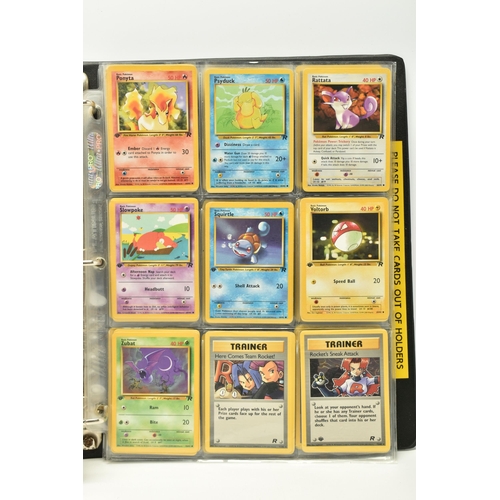 572 - COMPLETE POKEMON TEAM ROCKET SET MOSTLY FIRST EDITION, all cards are first edition with the exceptio... 