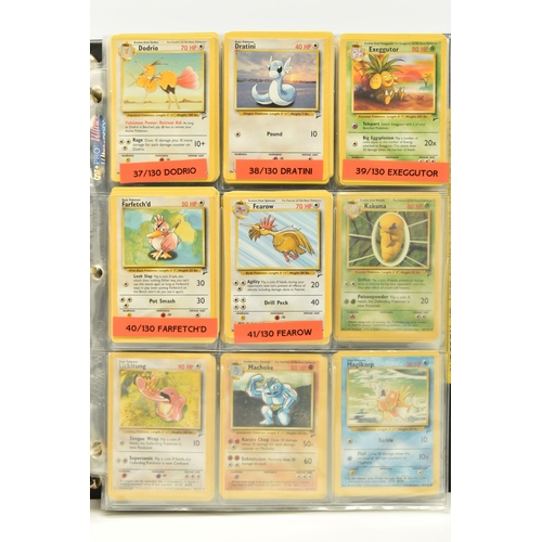 573 - QUANTITY OF POKEMON FOSSIL AND BASE SET 2 CARDS, includes numerous cards from both sets, condition r... 