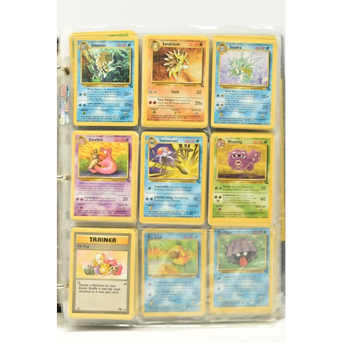 573 - QUANTITY OF POKEMON FOSSIL AND BASE SET 2 CARDS, includes numerous cards from both sets, condition r... 