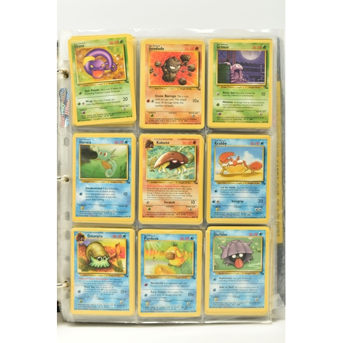 573 - QUANTITY OF POKEMON FOSSIL AND BASE SET 2 CARDS, includes numerous cards from both sets, condition r... 