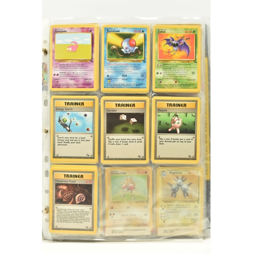 573 - QUANTITY OF POKEMON FOSSIL AND BASE SET 2 CARDS, includes numerous cards from both sets, condition r... 