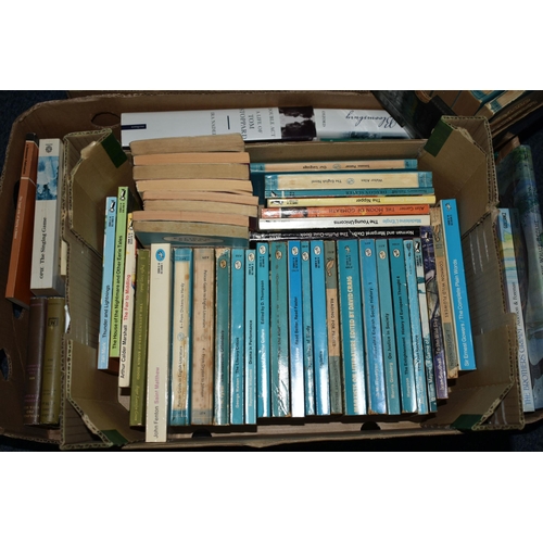 624 - FOUR BOXES OF  BOOKS containing approximately 200 miscellaneous titles in hardback and paperback for... 