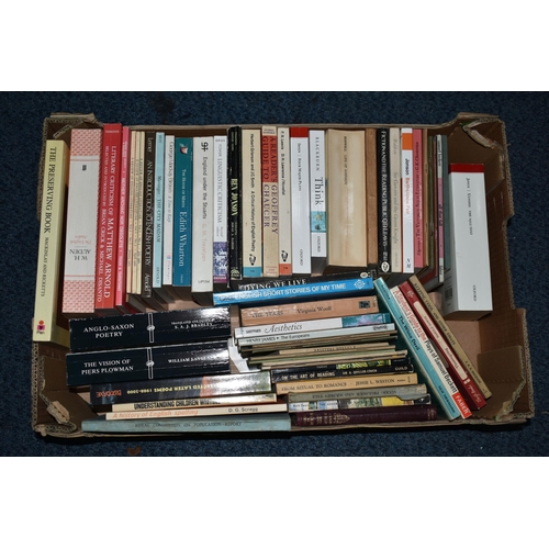 626 - FOUR BOXES OF BOOKS containing over 210 miscellaneous titles in hardback and paperback formats, subj... 