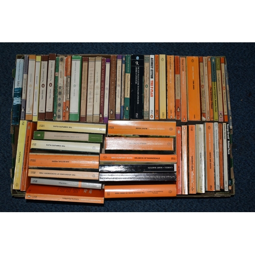 628 - FIVE BOXES OF BOOKS, comprising of over 300 miscellaneous titles, mostly in paperback format, from t... 