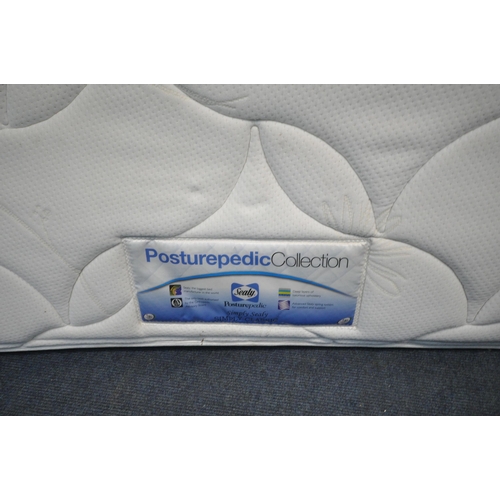 1288 - A 4FT 6 SEALY POSTUREPEDIC MATTRESS (condition report:- marks to surface of mattress)