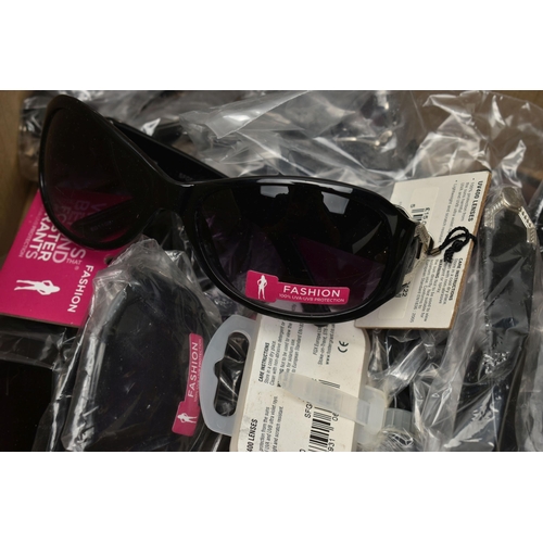 103 - A BOX OF SUNGLASSES, new packaged ladys and gents fashion sunglasses