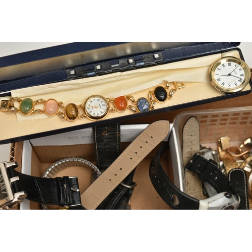 95 - A BOX OF ASSORTED WRISTWATCHES, ladys and gents watches with names to include 'Rotary, Limit, Seiko,... 