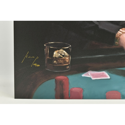 329 - VINCENT KAMP (BRITISH CONTEMPORARY) 'ANTOINE'S LAST MOVE', a signed limited edition print depicting ... 