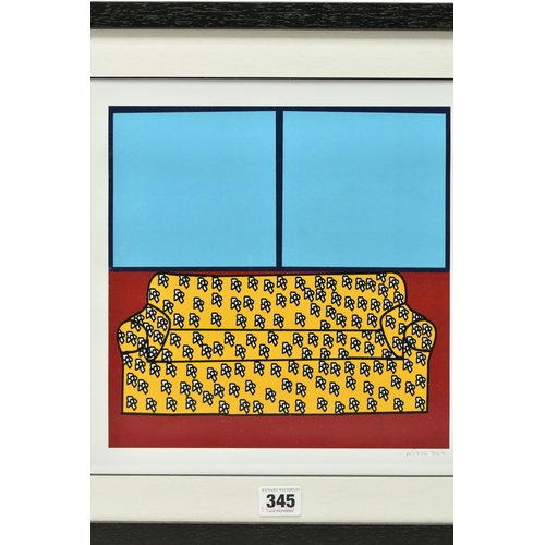 345 - RINA MUALEM (ISRAEL CONTEMPORARY) 'COZY', a signed limited edition pop art print on paper depicting ... 