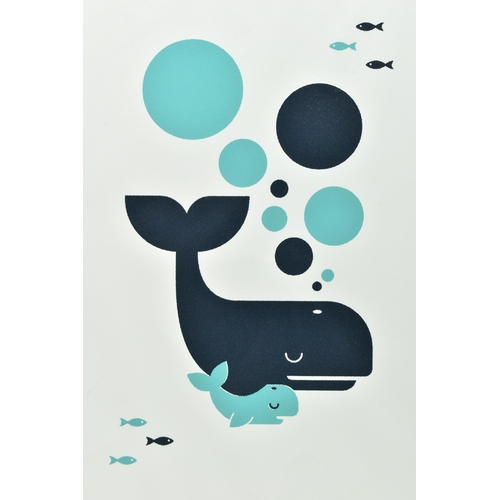 347 - GLEB TOROPOV / FORTY WINKS (CONTEMPORARY) 'WHALES', a signed limited edition print depicting a Whale... 