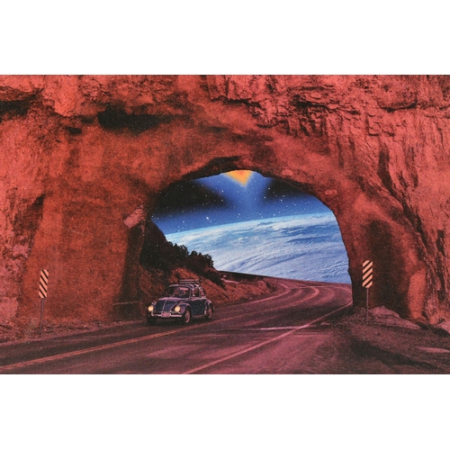 348 - DARIUS COMI (ITALIAN CONTEMPORARY) 'ROAD TO NOWHERE', a surreal style limited edition print depictin... 