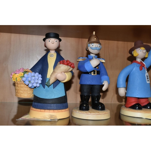 381 - FOUR BOXED ROBERT HARROP LARGE AS LIFE LIMITED EDITION CAMBERWICK GREEN CHARACTER FIGURES, comprisin... 