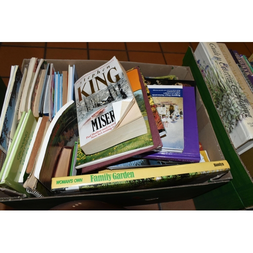 448 - THREE BOXES AND LOOSE BOOKS AND SUNDRY ITEMS, to include approximately sixty books, titles to includ... 