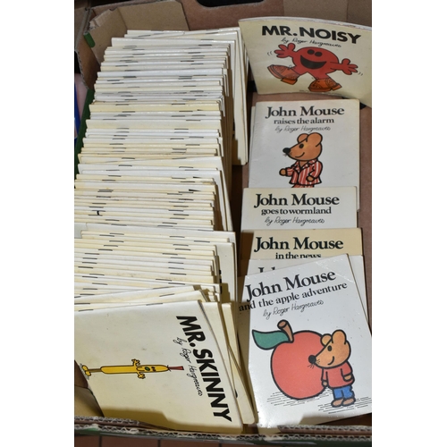 483 - ONE BOX OF 1970's MR. MEN CHARACTER BOOKS BY ROGER HARGREAVES, seventy eight books in total, Thurman... 