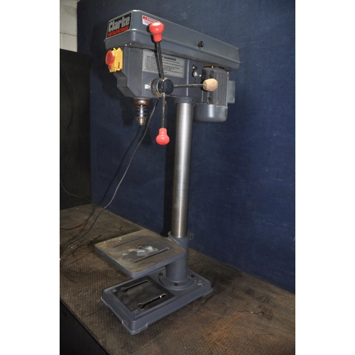 A CLARKE METALWORKER CDP201B PILLAR DRILL total height 105cm (PAT