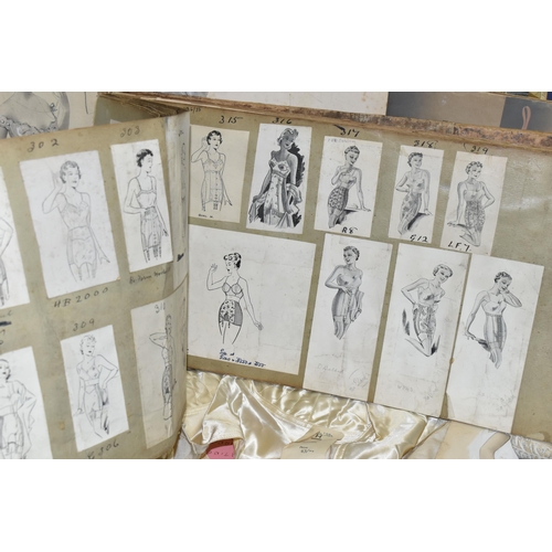 578 - A COLLECTION OF 19TH, 20TH AND EARLY 21ST CENTURY CORSETS, HISTORICAL DOCUMENTS, ADVERTISEMENTS, SKE... 