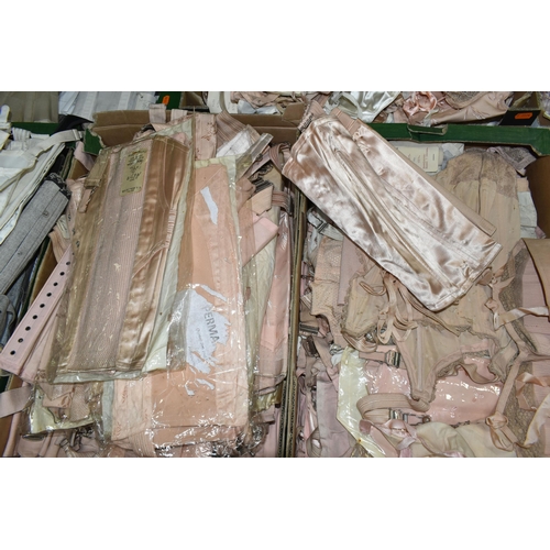 578 - A COLLECTION OF 19TH, 20TH AND EARLY 21ST CENTURY CORSETS, HISTORICAL DOCUMENTS, ADVERTISEMENTS, SKE... 