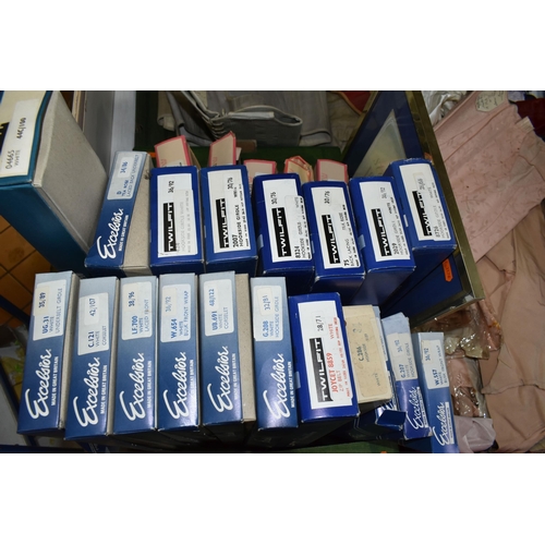 578 - A COLLECTION OF 19TH, 20TH AND EARLY 21ST CENTURY CORSETS, HISTORICAL DOCUMENTS, ADVERTISEMENTS, SKE... 