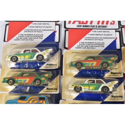 16 - 48 No. PAILITOY FAST 111'S DIECAST VEHICLES, all still sealed in original bubble packs and contained... 