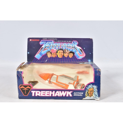 18 - A BOXED BANDAI TERRAHAWKS TREEHAWK ACTION MODEL, No.0988703, model still attached to box base, with ... 