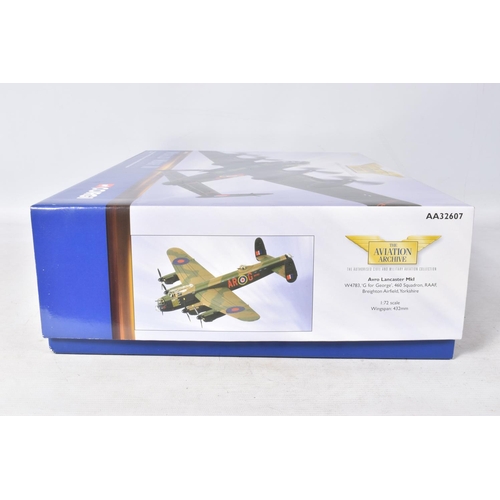 2 - A BOXED LIMITED EDITION CORGI AVIATION ARCHIVE WORLD WAR II ARVO LANCASTER MKI 1:72 DIE-CAST MODEL M... 