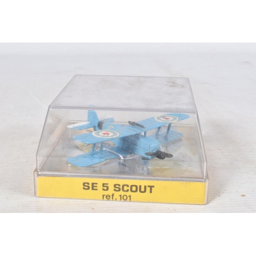 20 - SIX BOXED PLAY ME DIECAST AIRCRAFT MODELS, Spanish made c.1970's, all appear complete and in very go... 