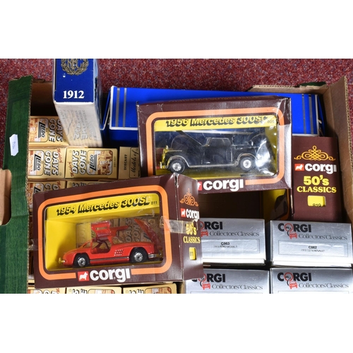 23 - A QUANTITY OF BOXED MODERN DIECAST VEHICLES, to include Corgi Toys Cars of the 1950's/50's Classics ... 