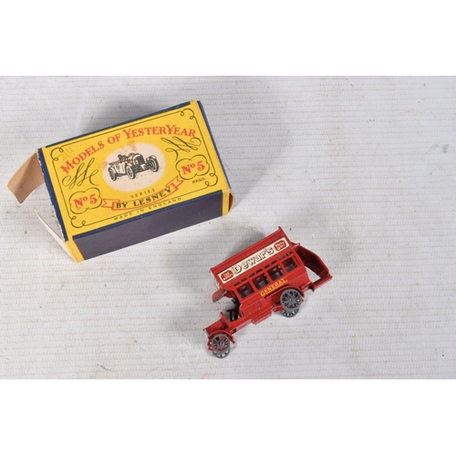 25 - A QUANTITY OF BOXED AND UNBOXED MATCHBOX MODELS OF YESTERYEAR, all are early issues, lightly play wo... 