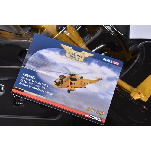 9 - TWO BOXED LIMITED EDITION CORGI AVIATION ARCHIVE 1:72 DIE-CAST MODEL MILITARY AIRCRAFTS, the first a... 