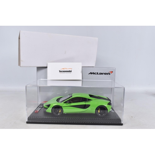 41 - A BOXED TECNOMODEL EXCLUSIVE COLLECTION MCLAREN 570S COUPE 2015 1:18 MODEL VEHICLE, numbered T18-EX0... 