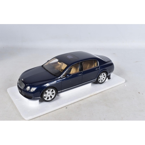 49 - A BOXED MINICHAMPS BENTLEY CONTINENTAL FLYING SPUR 2005 1:18 MODEL VEHICLE, numbered 100139460, mode... 