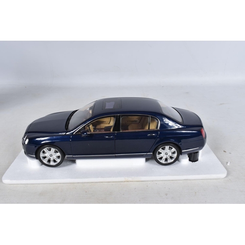 49 - A BOXED MINICHAMPS BENTLEY CONTINENTAL FLYING SPUR 2005 1:18 MODEL VEHICLE, numbered 100139460, mode... 