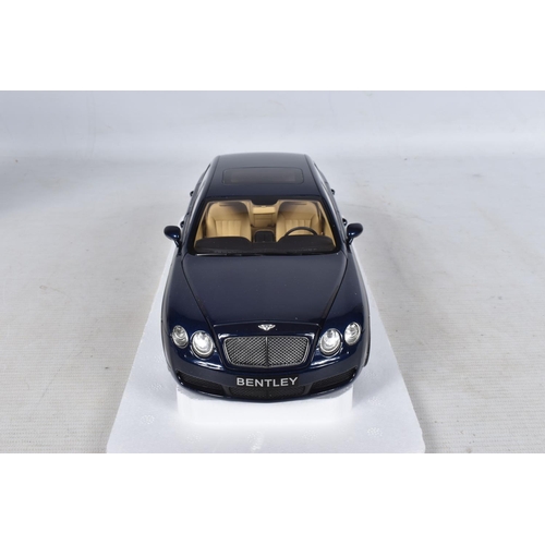 49 - A BOXED MINICHAMPS BENTLEY CONTINENTAL FLYING SPUR 2005 1:18 MODEL VEHICLE, numbered 100139460, mode... 