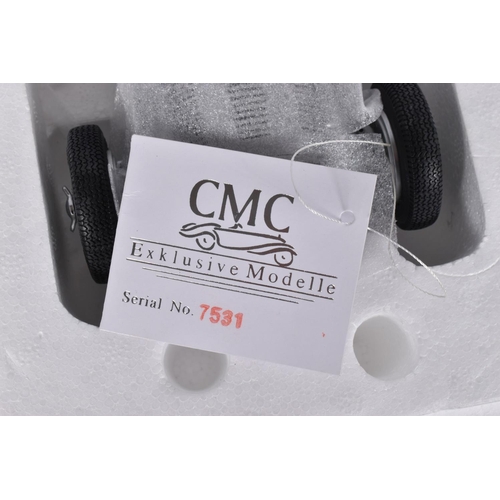 54 - A BOXED CMC SOLITAIR MODELLE W165 1939 MERCEDES BENZ 1:18 MODEL VEHICLE, item number M-018, serial n... 