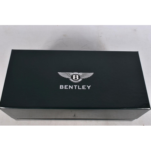 55 - A BOXED PAULS MODEL ART MINICHAMPS BENTLEY AZURE 1:18 MODEL VEHICLE, numbered BL472, pale blue in co... 