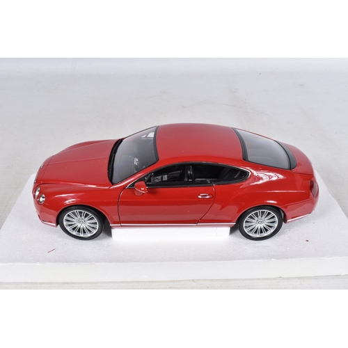 56 - A BOXED PAULS MODEL ART MINICHAMPS BENTLEY CONTINENTAL GT 2008 1:18 MODEL VEHICLE, numbered 10013962... 