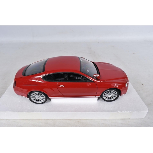 56 - A BOXED PAULS MODEL ART MINICHAMPS BENTLEY CONTINENTAL GT 2008 1:18 MODEL VEHICLE, numbered 10013962... 