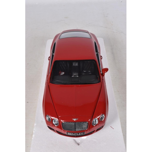 56 - A BOXED PAULS MODEL ART MINICHAMPS BENTLEY CONTINENTAL GT 2008 1:18 MODEL VEHICLE, numbered 10013962... 