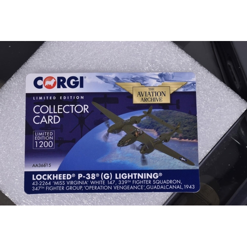 61 - TWO BOXED LIMITED EDITION CORGI THE AVIATION ARCHIVE MILITARY AIRCRAFTS 1:72 DIE-CAST MODELS, THE FI... 